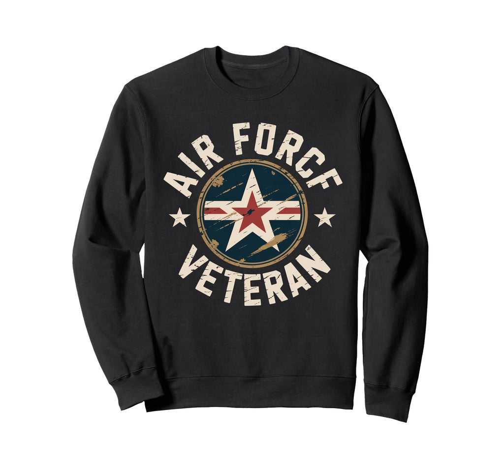 Air Force Veteran Us American Flag Sweatshirt - Custom Art Print Unisex - T-Shirt, Sweatshirt, Hoodie