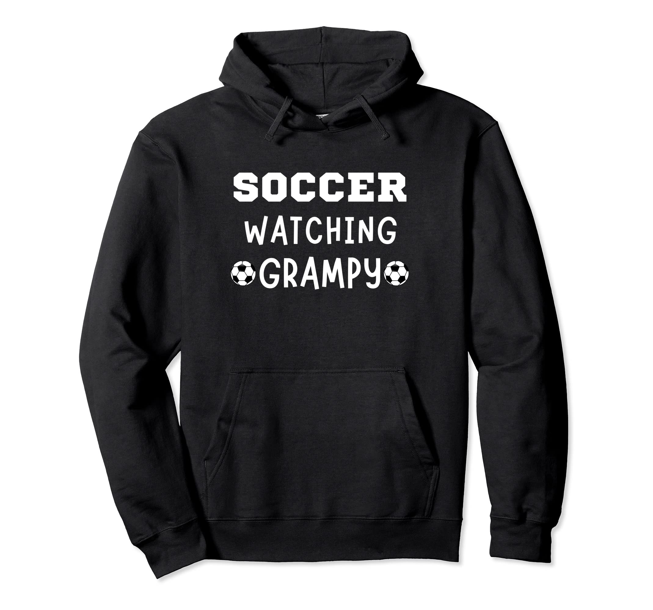 Soccer Watching Grampy Sport Game Hoodie - Unique Graphic for Adults - T-Shirt, Sweatshirt, Hoodie