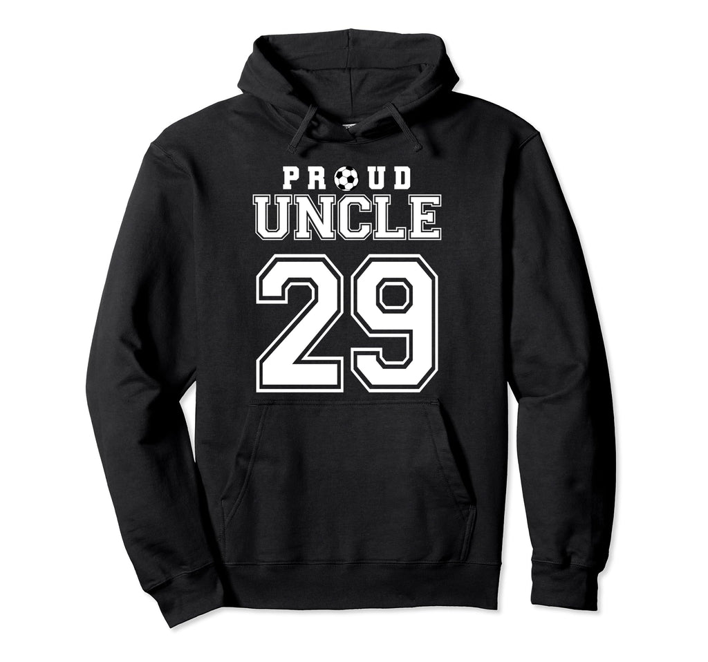 Number 29 Custom Proud Soccer Futbol Hoodie - Minimalist Print for Adults - T-Shirt, Sweatshirt, Hoodie