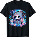 Funny Creepy Pastel Goth Reaper Apparel - Adult & Kids T-Shirts, Sweatshirts & Hoodies apparel design preview 1