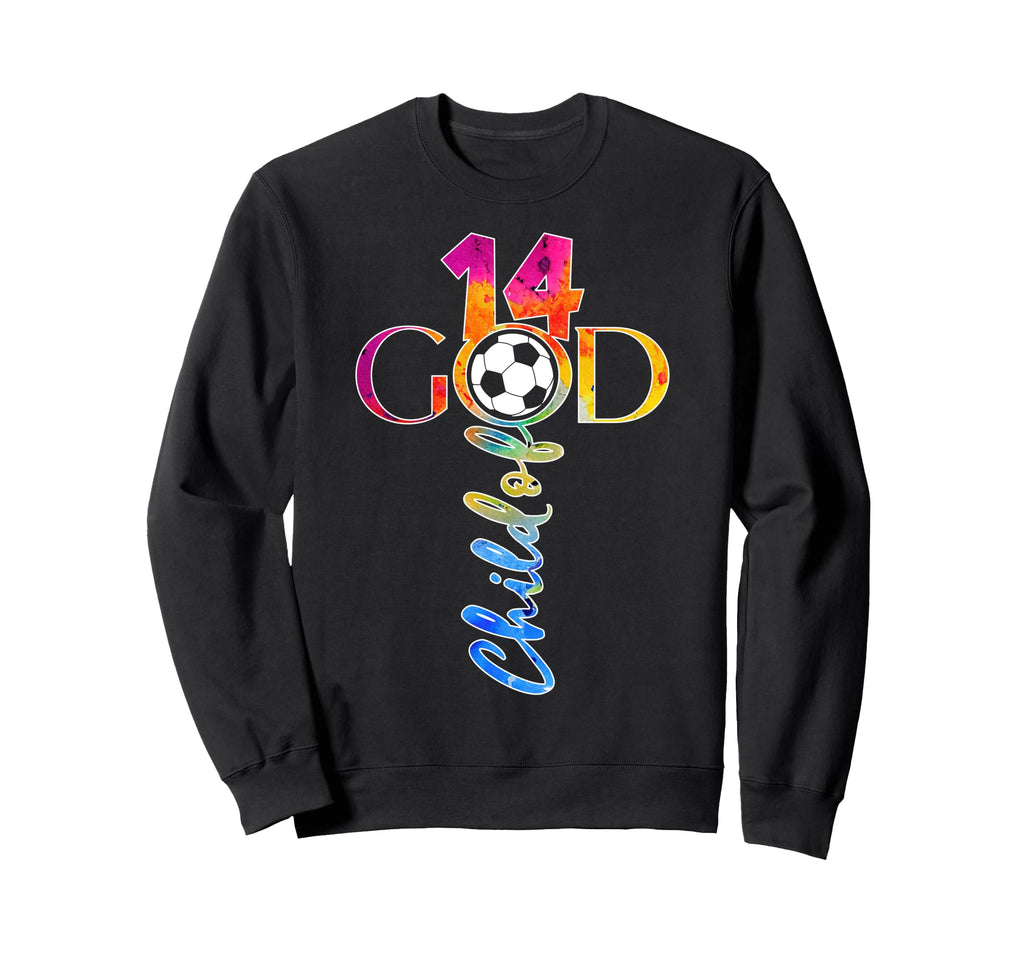 Jesus 14 Years Child God Soccer 14Th Sweatshirt - Novelty Apparel Unisex - T-Shirt, Sweatshirt, Hoodie
