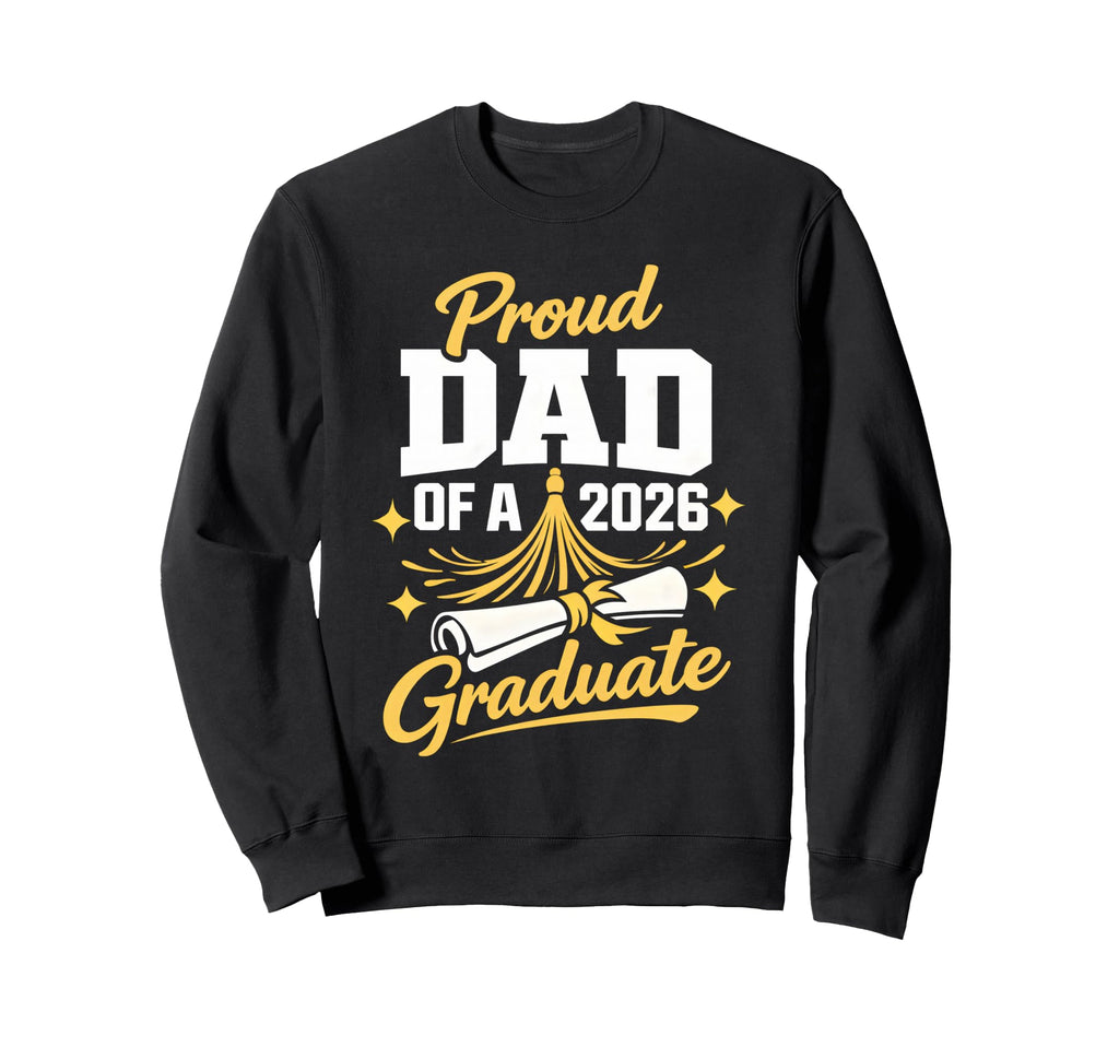 Senior Graduation School Proud Dad Sweatshirt - Minimalist Print Men Women - T-Shirt, Sweatshirt, Hoodie