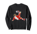 Canadian Flag Soccer Team I Sweatshirt - Aesthetic Graphic Men Women - T-Shirt, Sweatshirt, Hoodie