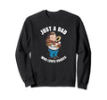 Just Dad Who Loves Snakes Fathers Sweatshirt - Graphic Print for Adults - T-Shirt, Sweatshirt, Hoodie