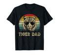 Tiger Dad Tiger Lovers Daddy Fathers T-Shirt - Minimalist Print Men Women - T-Shirt, Sweatshirt, Hoodie