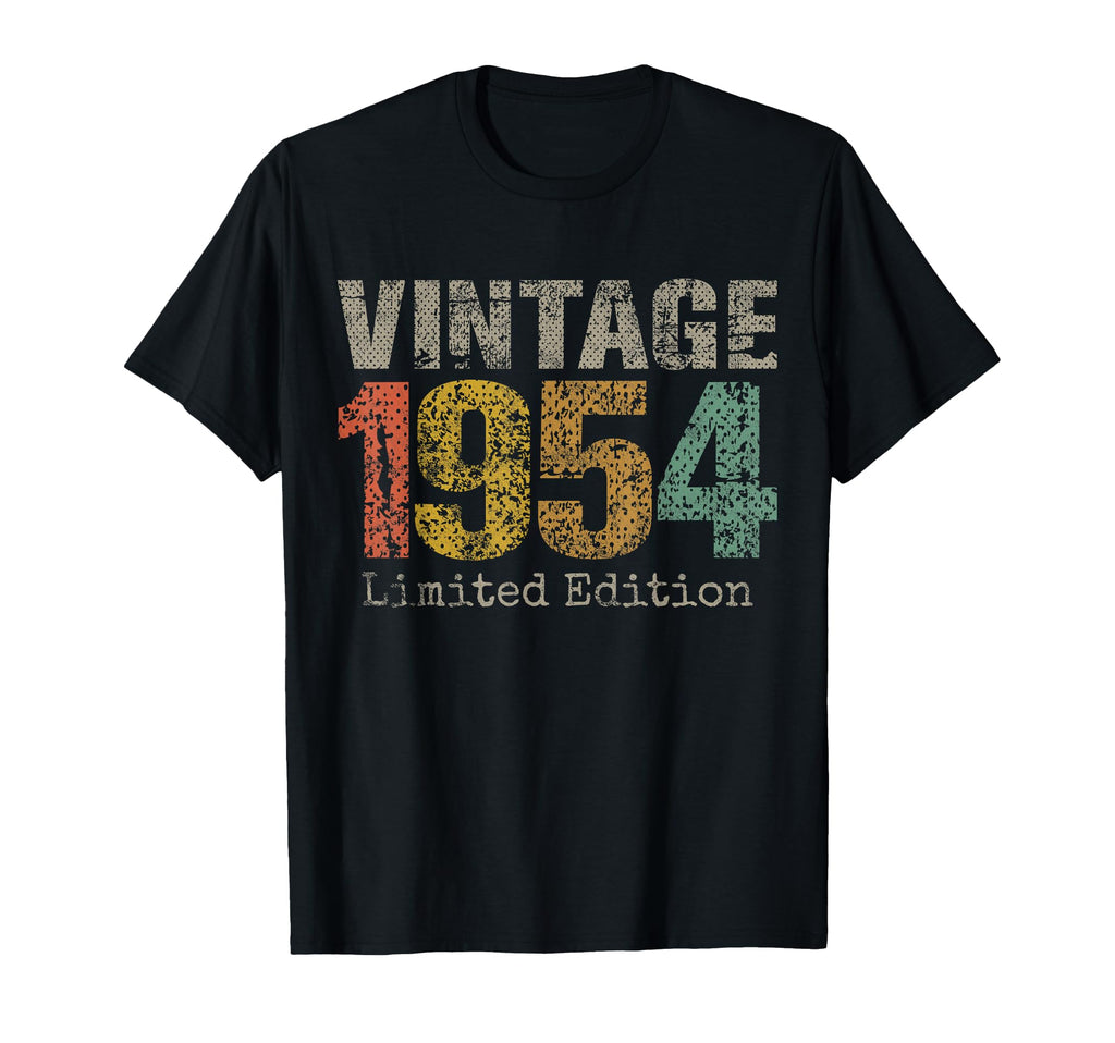 1954 Text 72Nd Birthday Gift 72 T-Shirt - Fun Novelty Design for Adults - T-Shirt, Sweatshirt, Hoodie