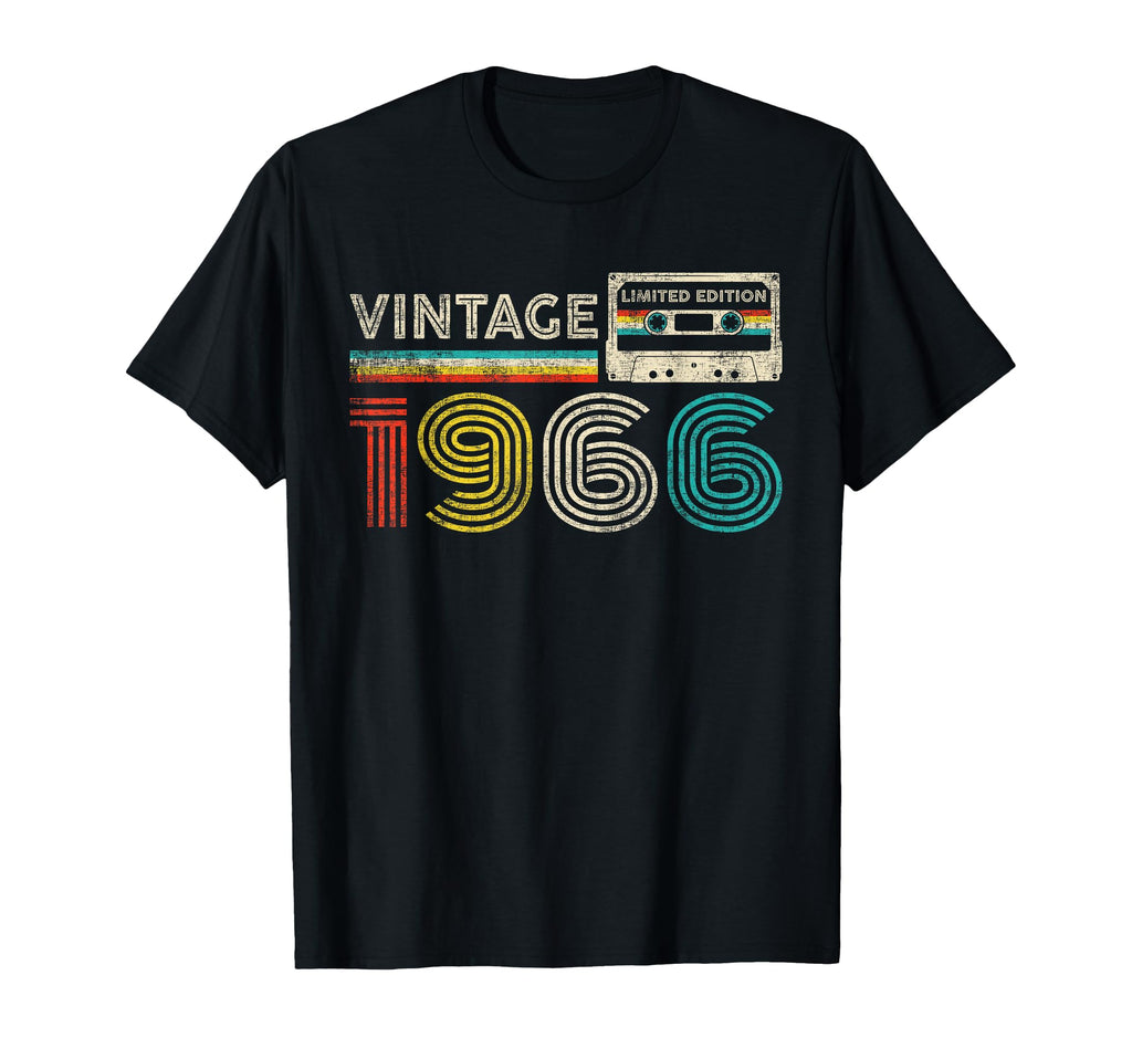 1966 Birthday 1966 Cassette Tape T-Shirt - Fun Novelty Design Unisex - T-Shirt, Sweatshirt, Hoodie