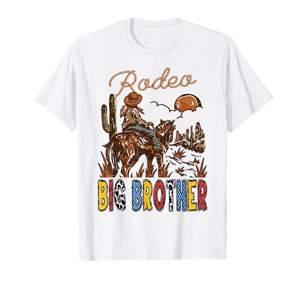 Rodeo Big Brother Cowboy Western T-Shirt - Minimalist Print Unisex - T-Shirt, Sweatshirt, Hoodie