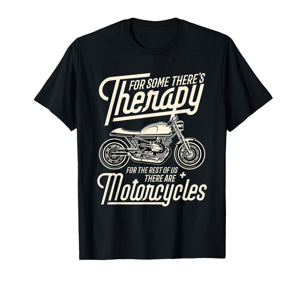 Funny Motorcycle Rider Therapy T-Shirt - Fun Novelty Design for Adults - T-Shirt, Sweatshirt, Hoodie