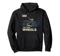 Motorcycle Papa Rider Biker Dad Gift Two Hoodie - Graphic Print for Adults - T-Shirt, Sweatshirt, Hoodie