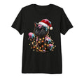 Funny Cat Ice Cream Drip Santa Hat T-Shirt - Fun Novelty Design Unisex - T-Shirt, Sweatshirt, Hoodie