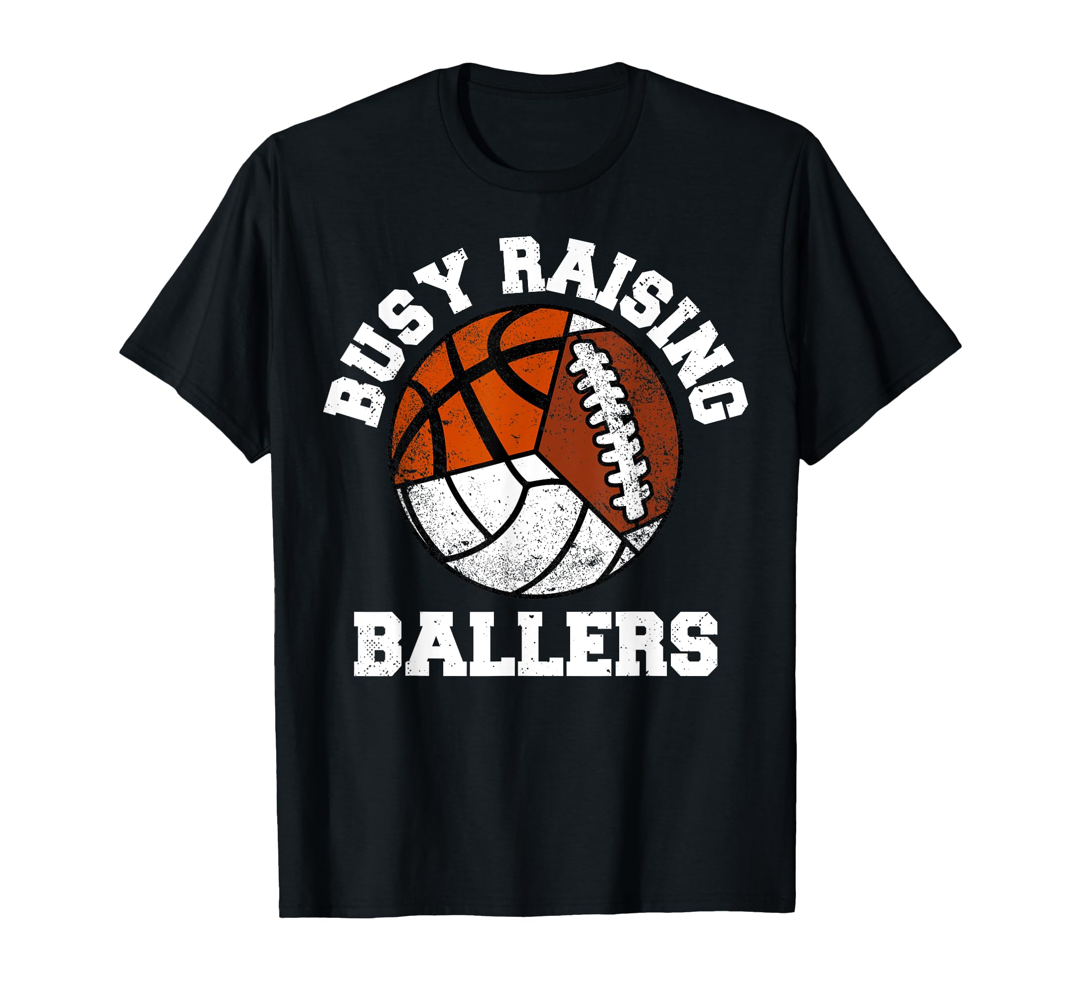 Busy Raising Ballers Volleyball T-Shirt - Novelty Apparel Men Women - T-Shirt, Sweatshirt, Hoodie