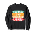 Husband Dad Trucker Legend Funny Sweatshirt - Graphic Print for Adults - T-Shirt, Sweatshirt, Hoodie