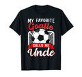 My Favorite Goalie Calls Me Uncle T-Shirt - Custom Art Print for Adults - T-Shirt, Sweatshirt, Hoodie