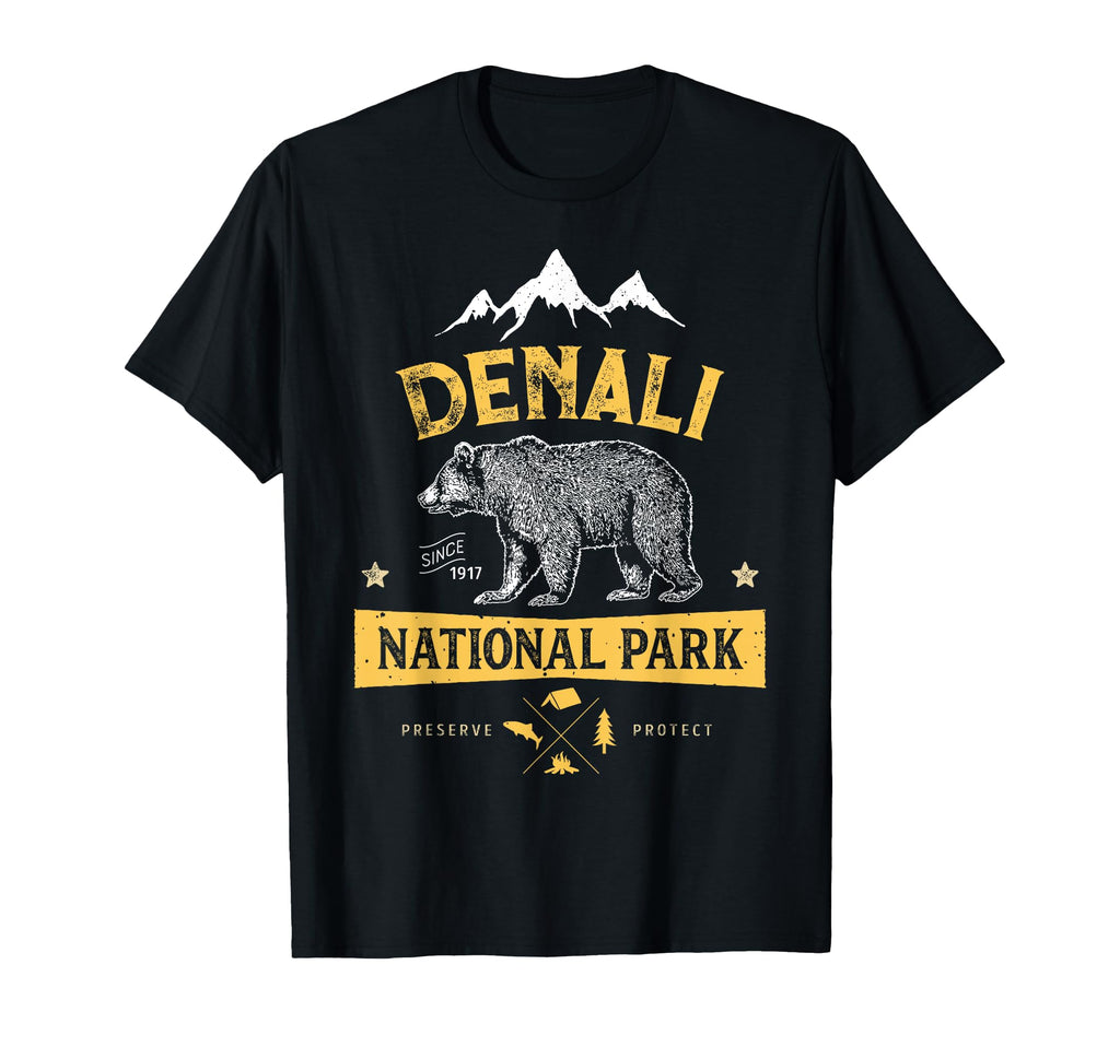 Denali National Park And Preserve Us T-Shirt - Aesthetic Graphic Unisex - T-Shirt, Sweatshirt, Hoodie