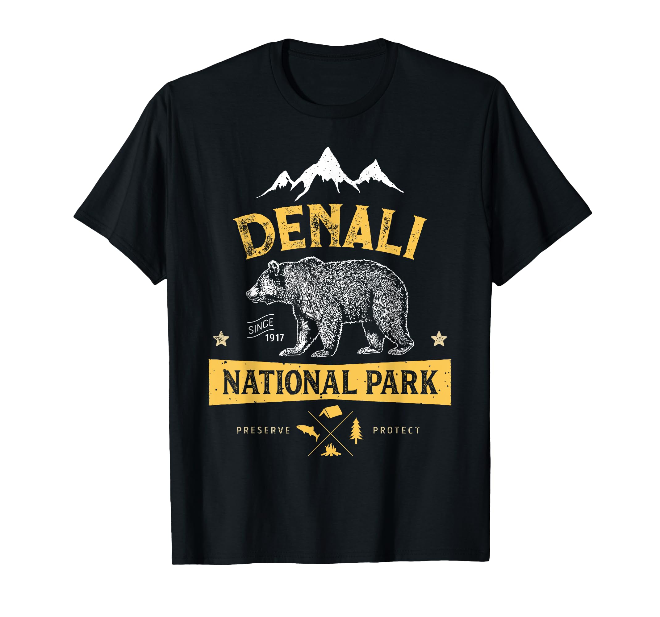 Denali National Park And Preserve Us T-Shirt - Aesthetic Graphic Unisex - T-Shirt, Sweatshirt, Hoodie