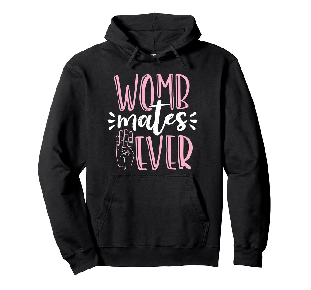 Twin Womb Mates Sibling Pregnant Hoodie - Unique Graphic Men Women - T-Shirt, Sweatshirt, Hoodie