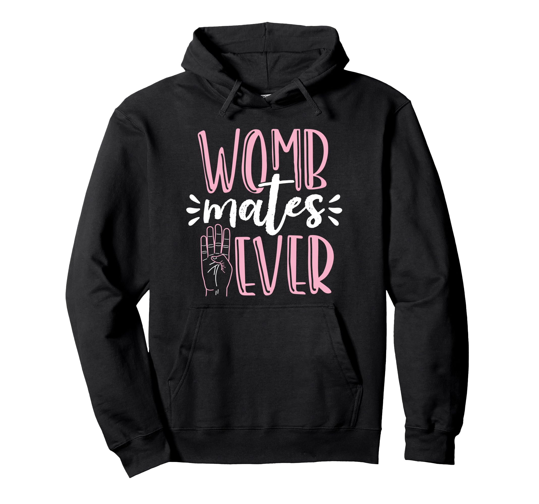 Twin Womb Mates Sibling Pregnant Hoodie - Unique Graphic Men Women - T-Shirt, Sweatshirt, Hoodie