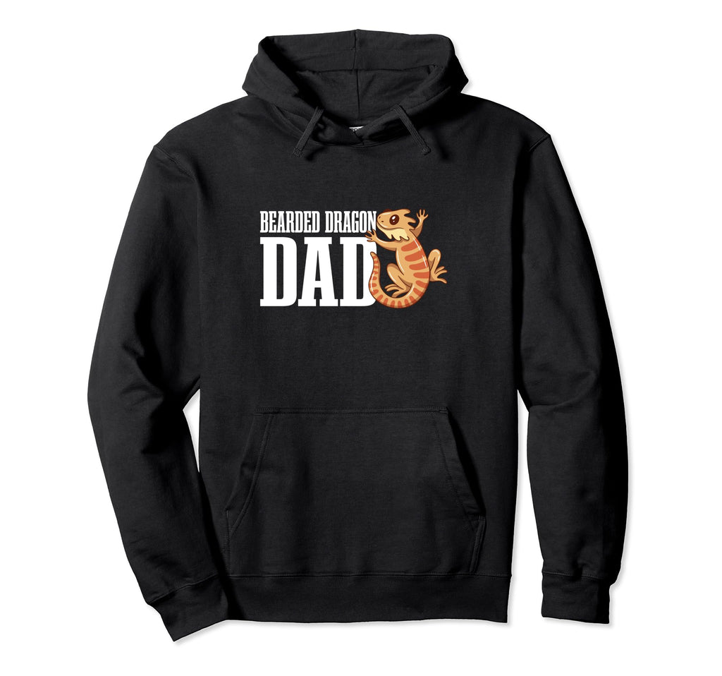Bearded Dragon Dad Pet Lizard Hoodie - Custom Art Print for Adults - T-Shirt, Sweatshirt, Hoodie