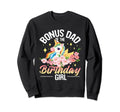 Bonus Dad Birthday Uncle Stepdad Sweatshirt - Minimalist Print Unisex - T-Shirt, Sweatshirt, Hoodie