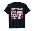 7 Year Old Birthday Soccer Party 7Th T-Shirt - Trendy Graphic Unisex - T-Shirt, Sweatshirt, Hoodie