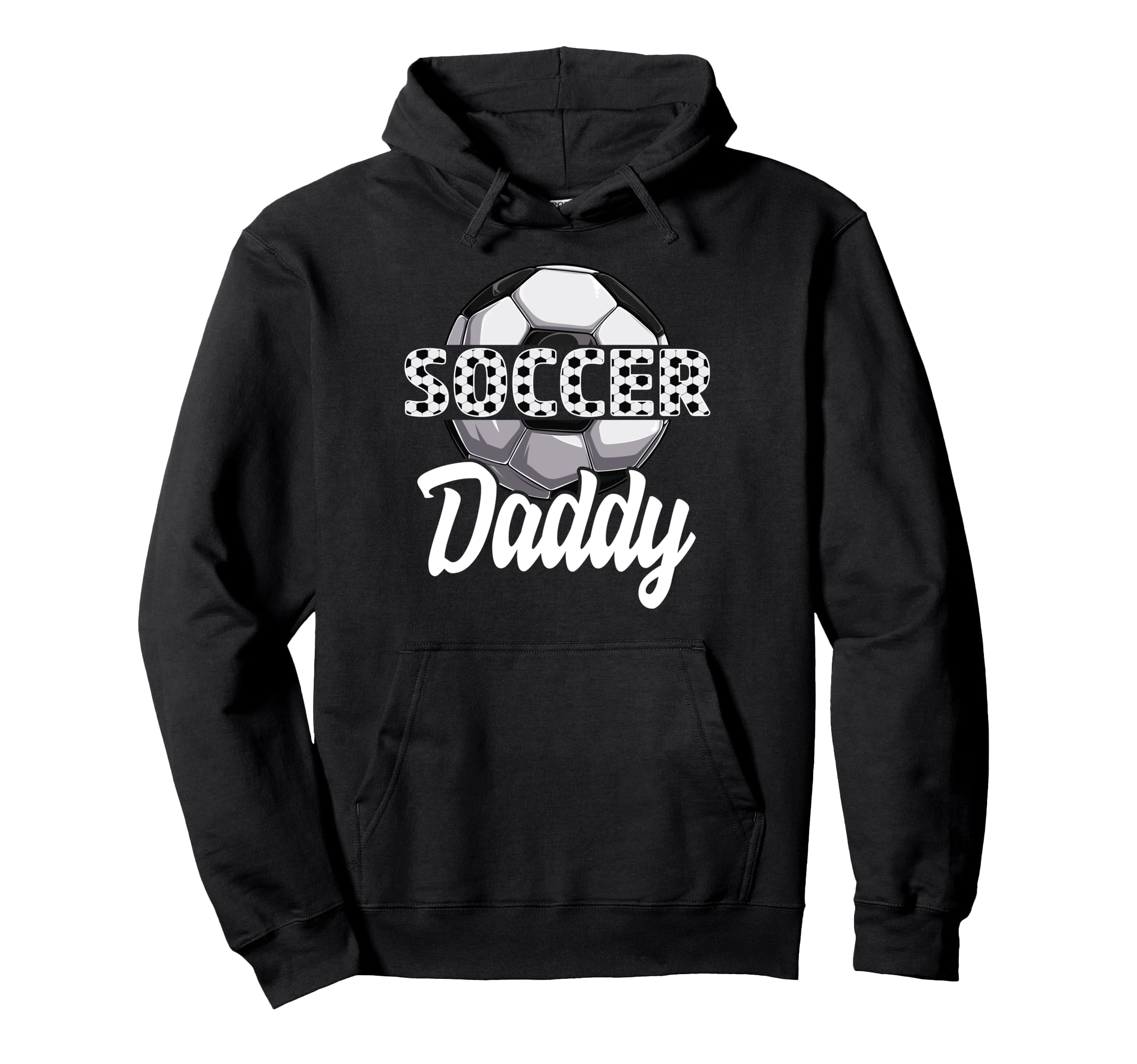 Soccer Daddy Team Player Sport Football Hoodie - Minimalist Print Unisex - T-Shirt, Sweatshirt, Hoodie