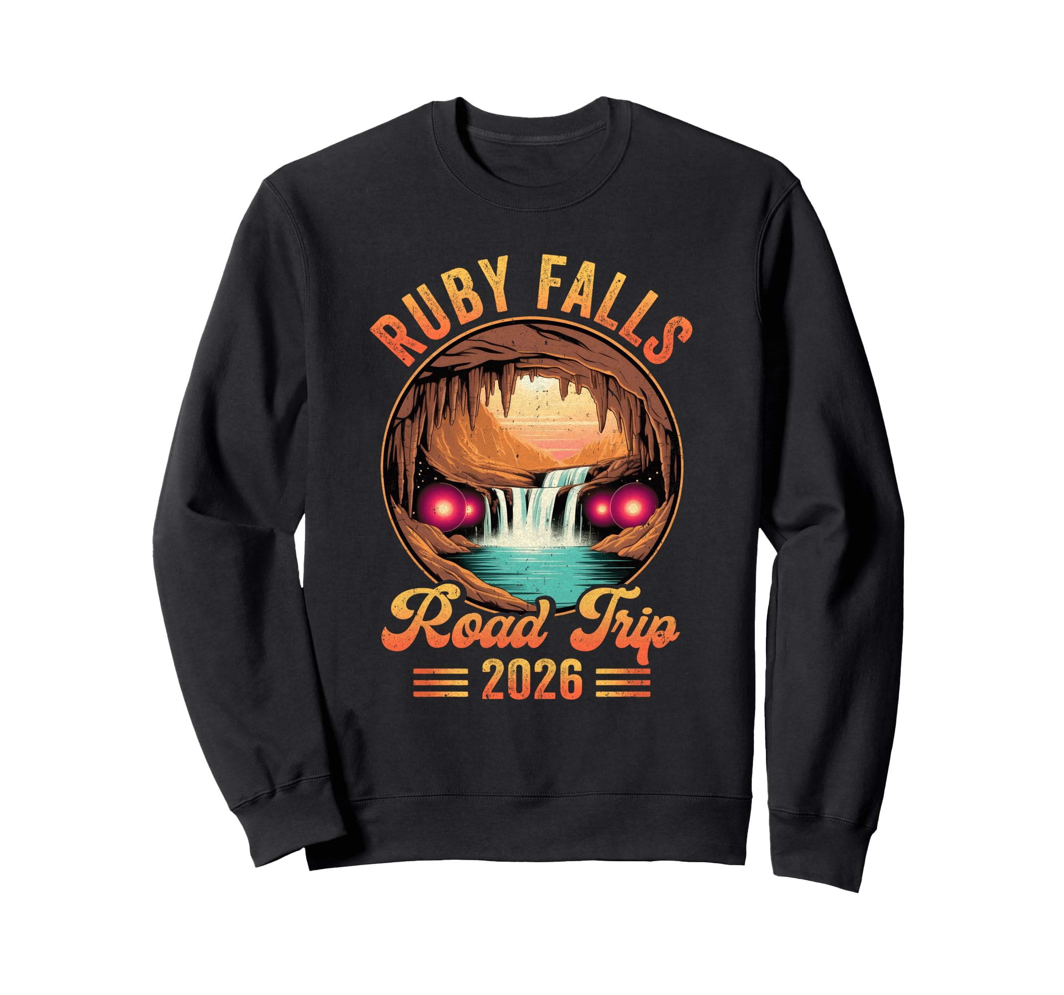 Ruby Falls Road Trip 2026 Summer Sweatshirt - Minimalist Print Men Women - T-Shirt, Sweatshirt, Hoodie
