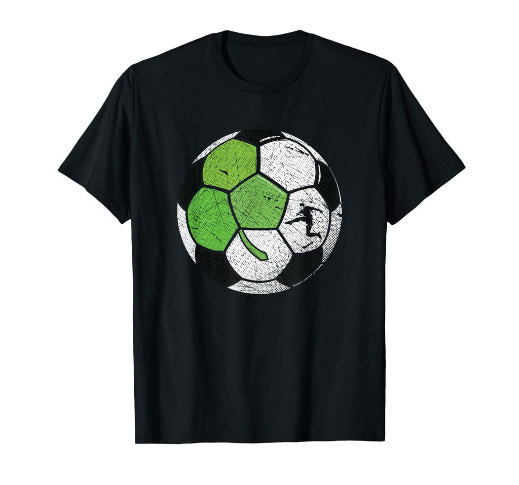 Soccer Shamrock Ball St Patricks Day T-Shirt - Aesthetic Graphic for Adults - T-Shirt, Sweatshirt, Hoodie