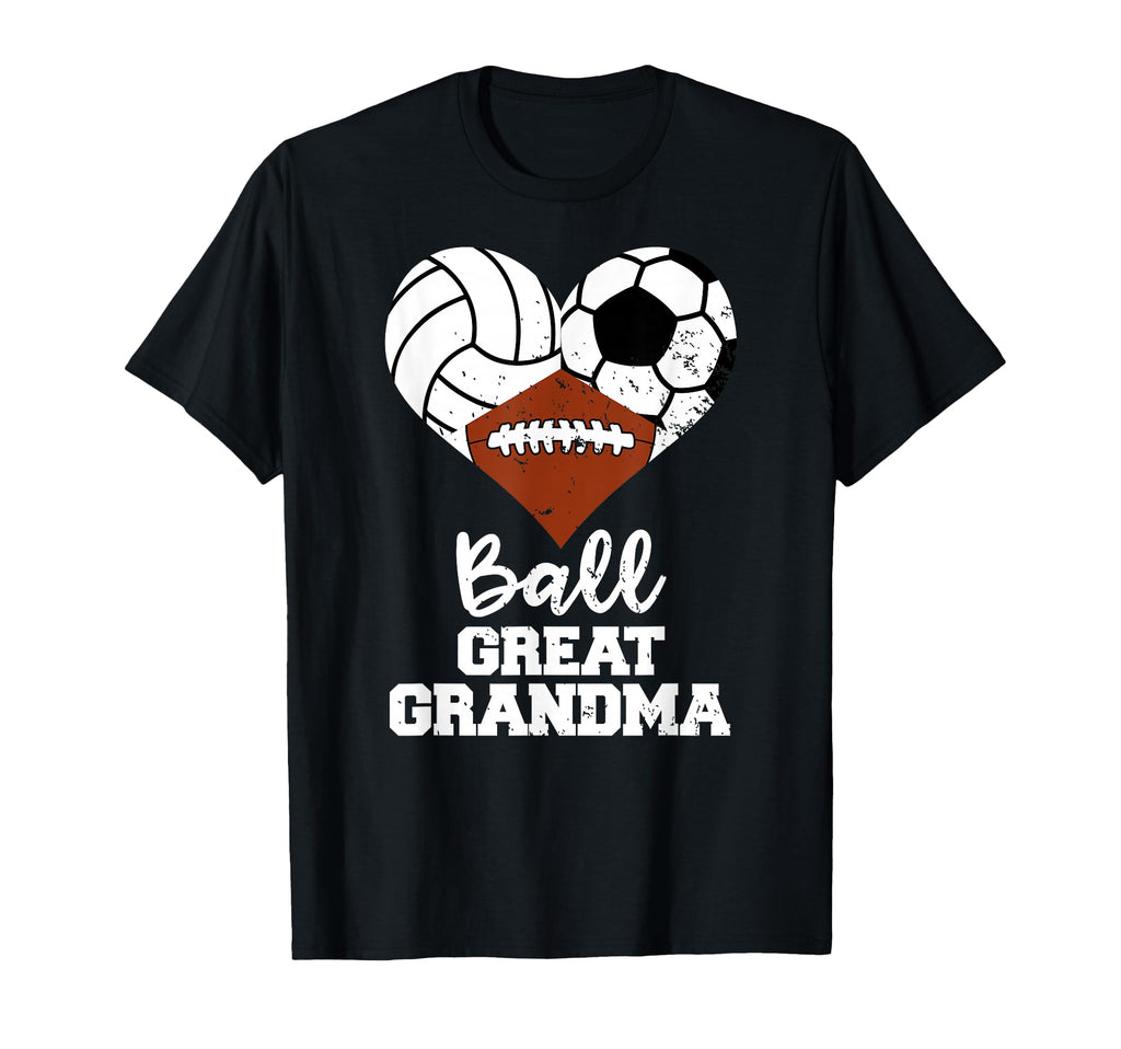 Ball Great Grandma Heart Volleyball T-Shirt - Custom Art Print for Adults - T-Shirt, Sweatshirt, Hoodie