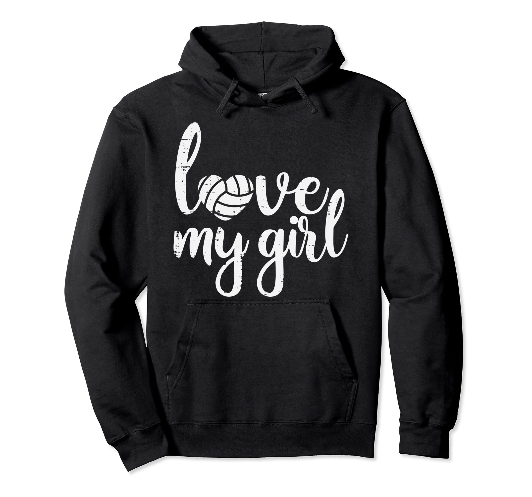 Love My Volleyball Proud Mom Dad Hoodie - Casual Everyday Wear for Adults - T-Shirt, Sweatshirt, Hoodie