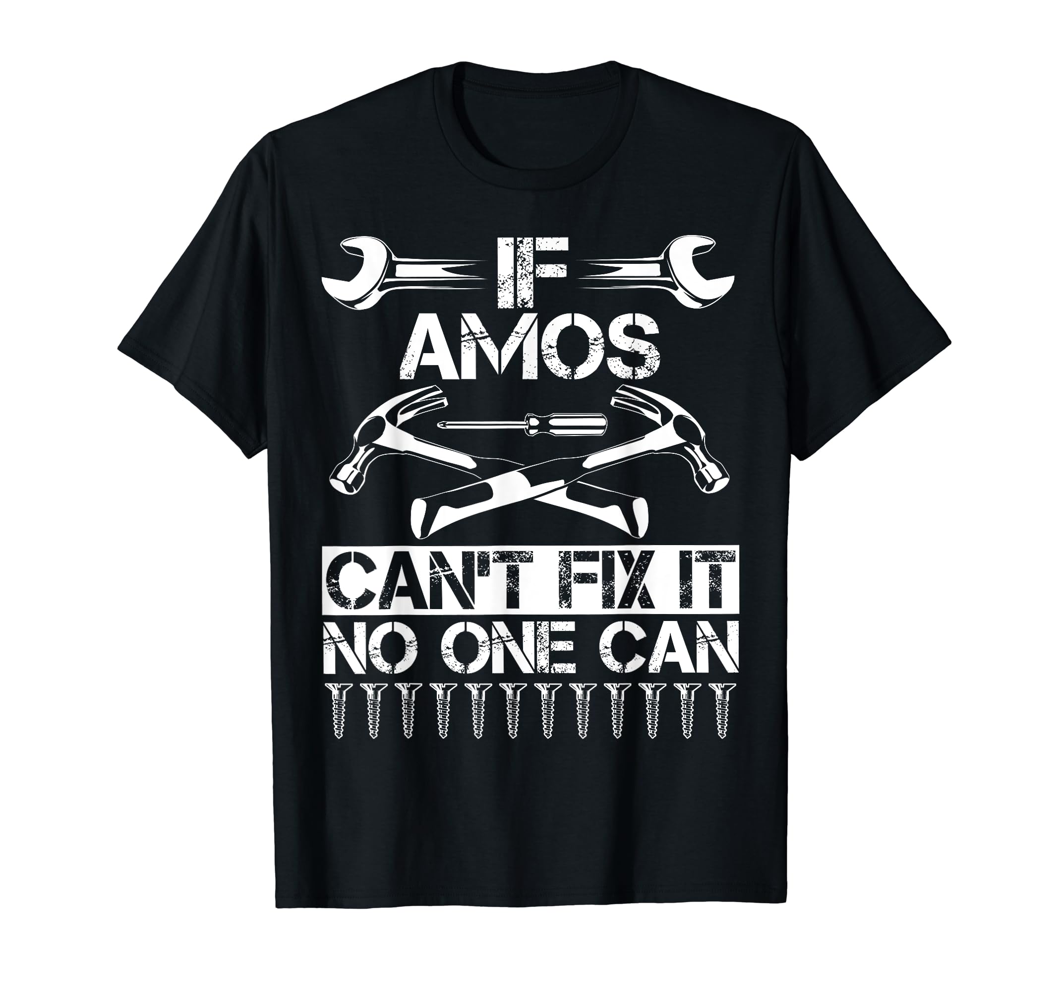 Amos Fix It Funny Birthday T-Shirt - Custom Art Print for Adults - T-Shirt, Sweatshirt, Hoodie