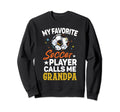 My Favorite Soccer Player Calls Sweatshirt - Minimalist Print for Adults - T-Shirt, Sweatshirt, Hoodie