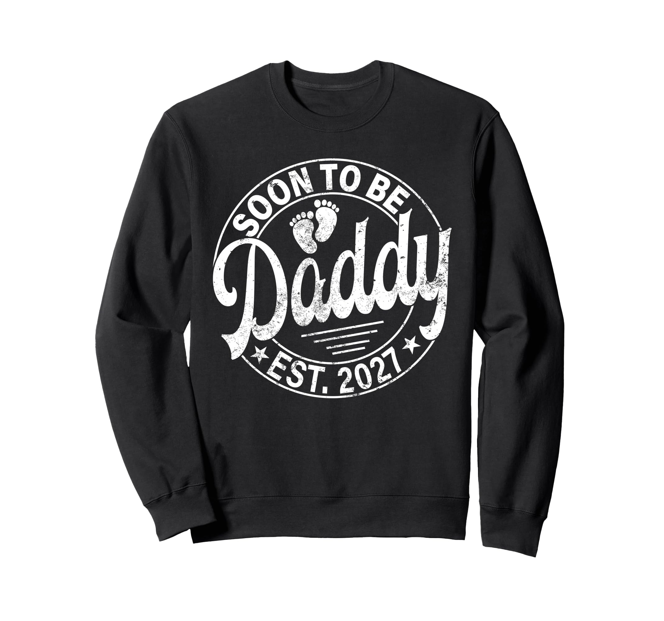 Soon To Be Daddy Est 2027 Pregnancy Sweatshirt - Graphic Print Unisex - T-Shirt, Sweatshirt, Hoodie