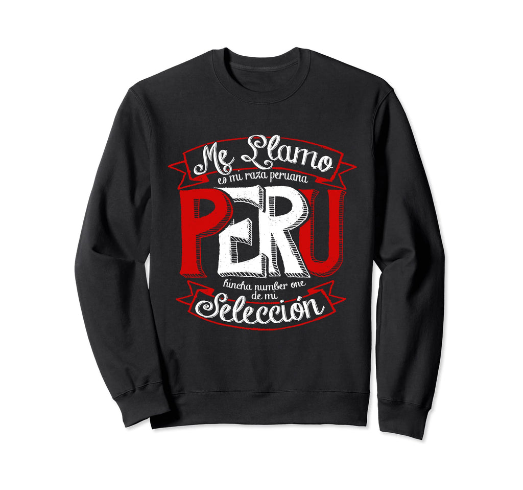 Peruvian Jersey Soccer Fan Peru Sweatshirt - Graphic Print Men Women - T-Shirt, Sweatshirt, Hoodie