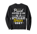 Proud Brother Law Soccer Senior 2027 Sweatshirt - Aesthetic Graphic Unisex - T-Shirt, Sweatshirt, Hoodie
