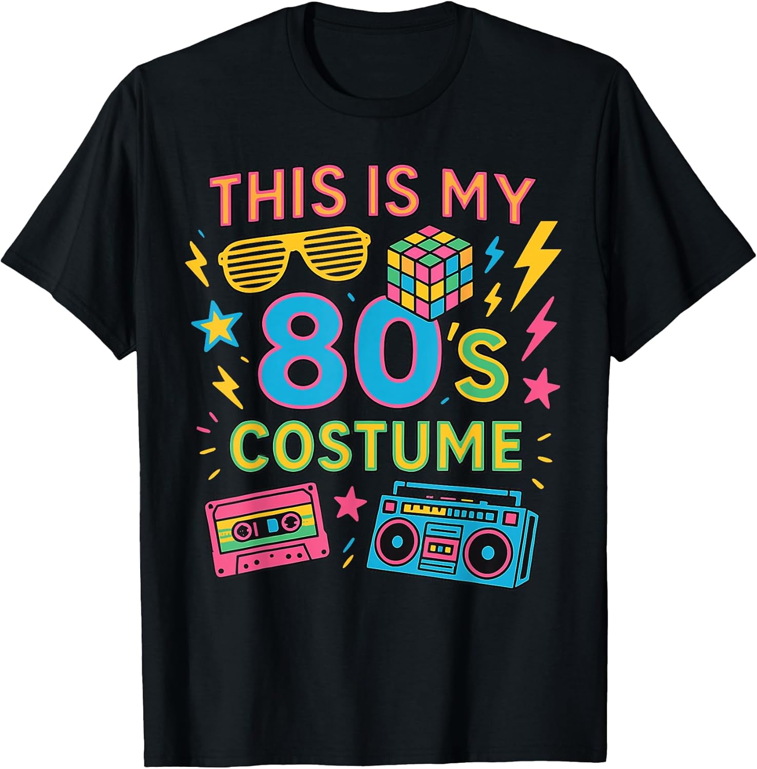 This is My 80s Costume Party for Women Man - Adult & Kids T-Shirts, Sweatshirts & Hoodies apparel design preview 1