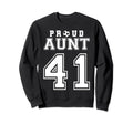 Number 41 Custom Proud Soccer Futbol Sweatshirt - Unique Graphic Men Women - T-Shirt, Sweatshirt, Hoodie