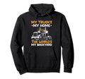 Trucker Driving Dad Trucker Father Hoodie - Streetwear Style Men Women - T-Shirt, Sweatshirt, Hoodie