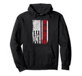Mens Reel Bonus Dad Fishing American Hoodie - Custom Art Print for Adults - T-Shirt, Sweatshirt, Hoodie