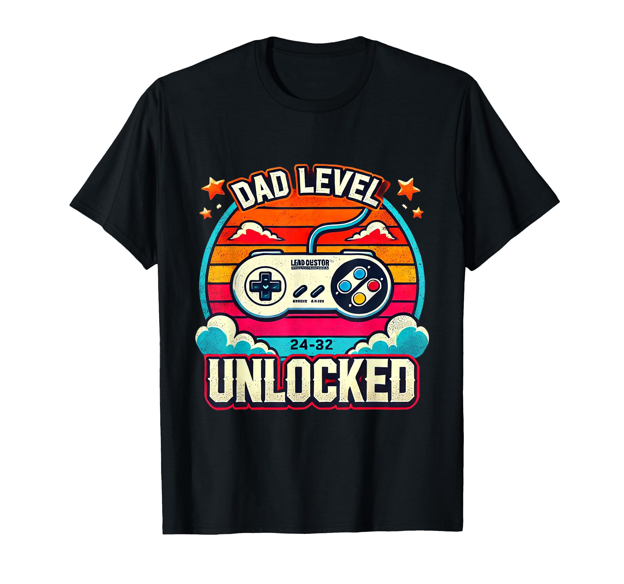 Dad Level Unlocked Funny New Dad Gifts T-Shirt - Graphic Print Men Women - T-Shirt, Sweatshirt, Hoodie
