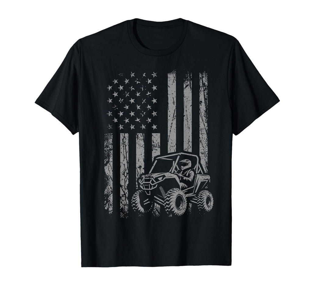 American Flag Utv Side Side Sxs Off T-Shirt - Minimalist Print for Adults - T-Shirt, Sweatshirt, Hoodie