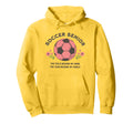 Senior Soccer Team Became Family Floral Hoodie - Novelty Apparel for Adults - T-Shirt, Sweatshirt, Hoodie