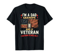 Us Flag Im Dad Grandpa And Veteran T-Shirt - Casual Everyday Wear Unisex - T-Shirt, Sweatshirt, Hoodie