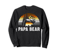 Papa Bear Pride Bear Flag Sweatshirt - Aesthetic Graphic for Adults - T-Shirt, Sweatshirt, Hoodie