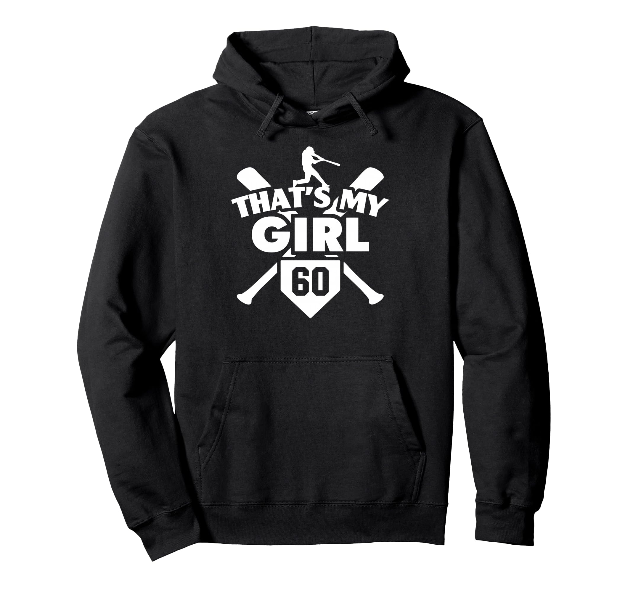 Baseball Mom Dad Thats My 60 Softball Hoodie - Trendy Graphic Unisex - T-Shirt, Sweatshirt, Hoodie