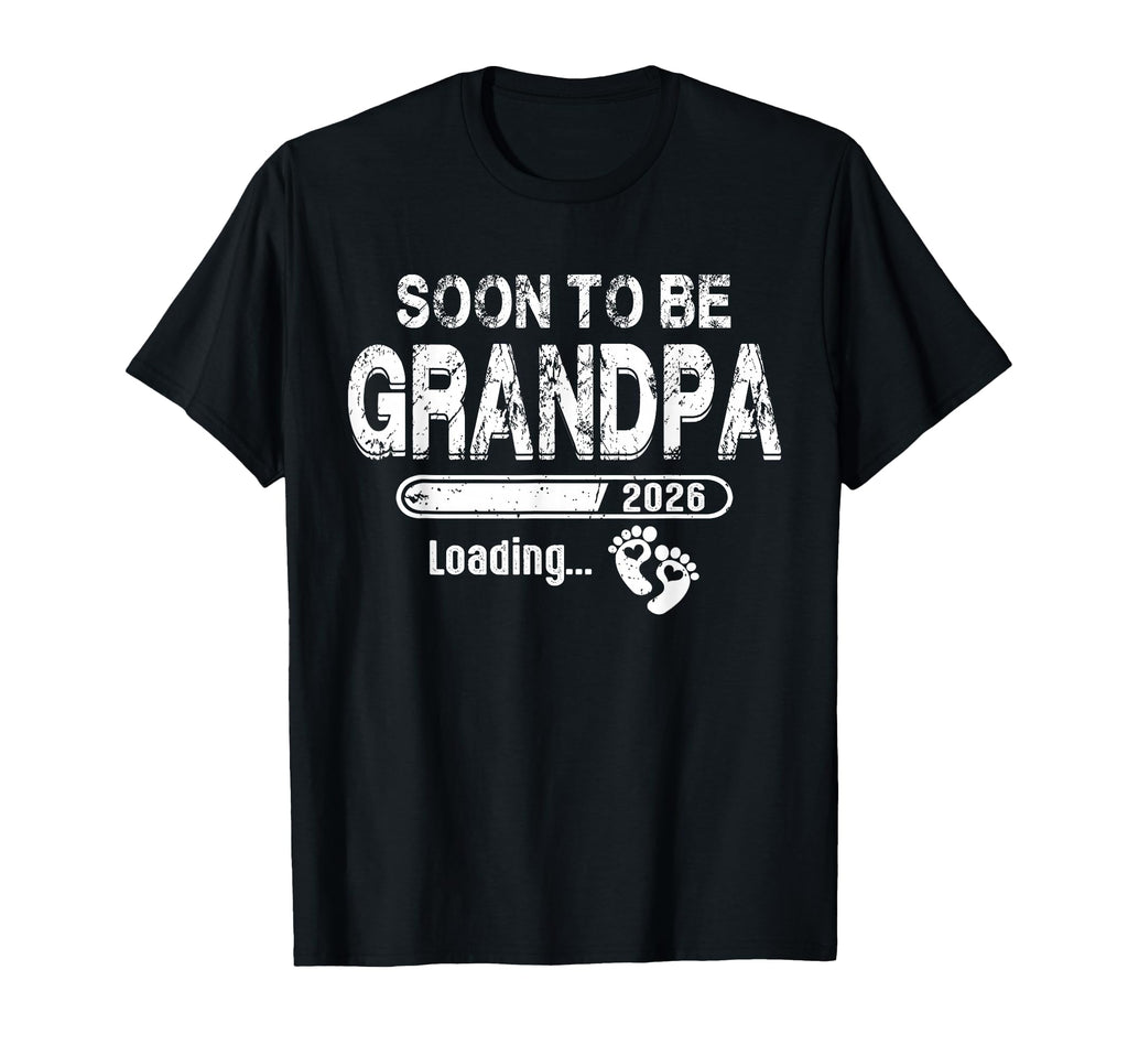 Mens Soon To Be Grandpa 2026 Promoted T-Shirt - Graphic Print for Adults - T-Shirt, Sweatshirt, Hoodie
