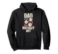 Dad Birthday Matching Baseball Birthday Hoodie - Custom Art Print Unisex - T-Shirt, Sweatshirt, Hoodie