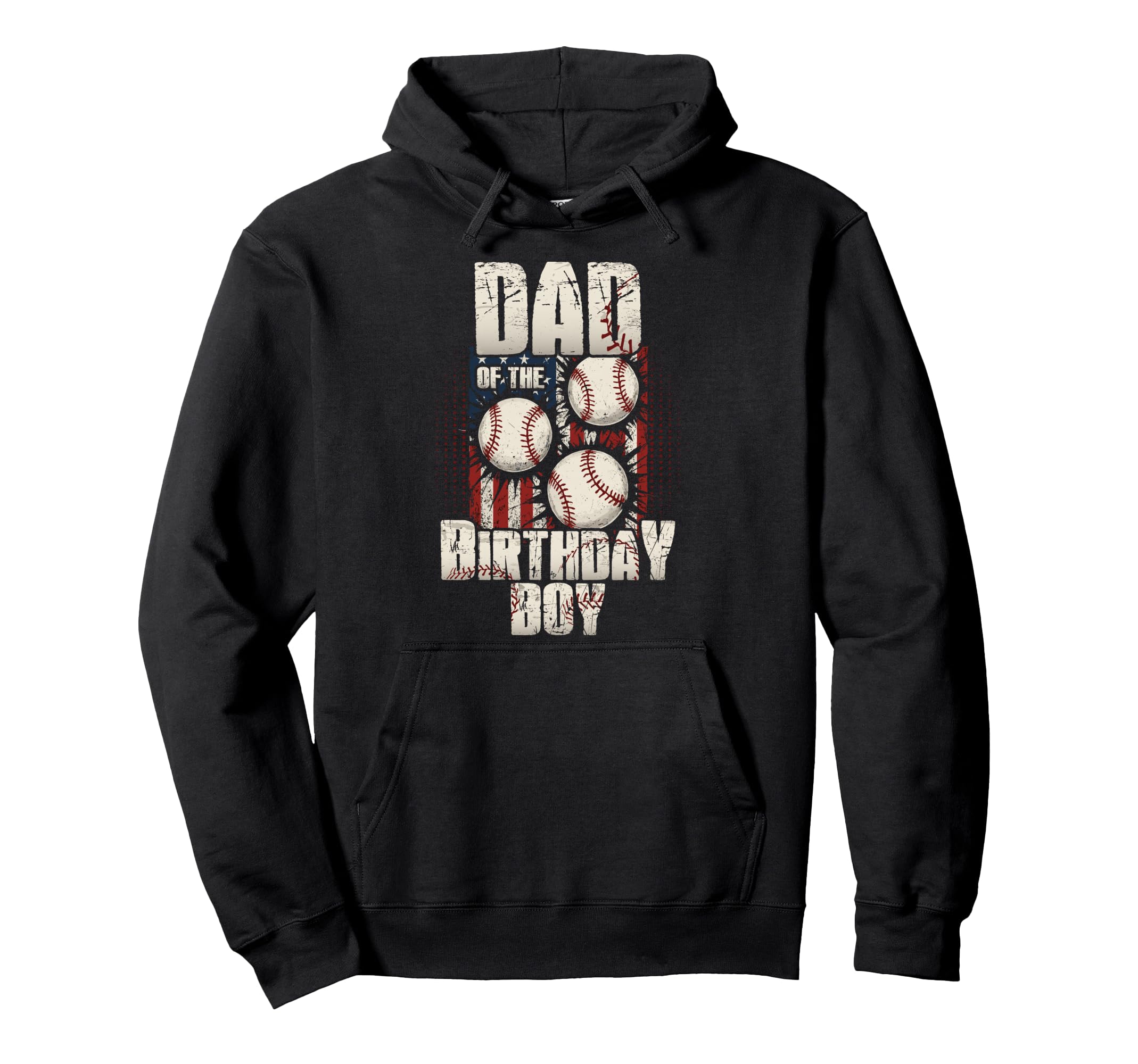 Dad Birthday Matching Baseball Birthday Hoodie - Custom Art Print Unisex - T-Shirt, Sweatshirt, Hoodie