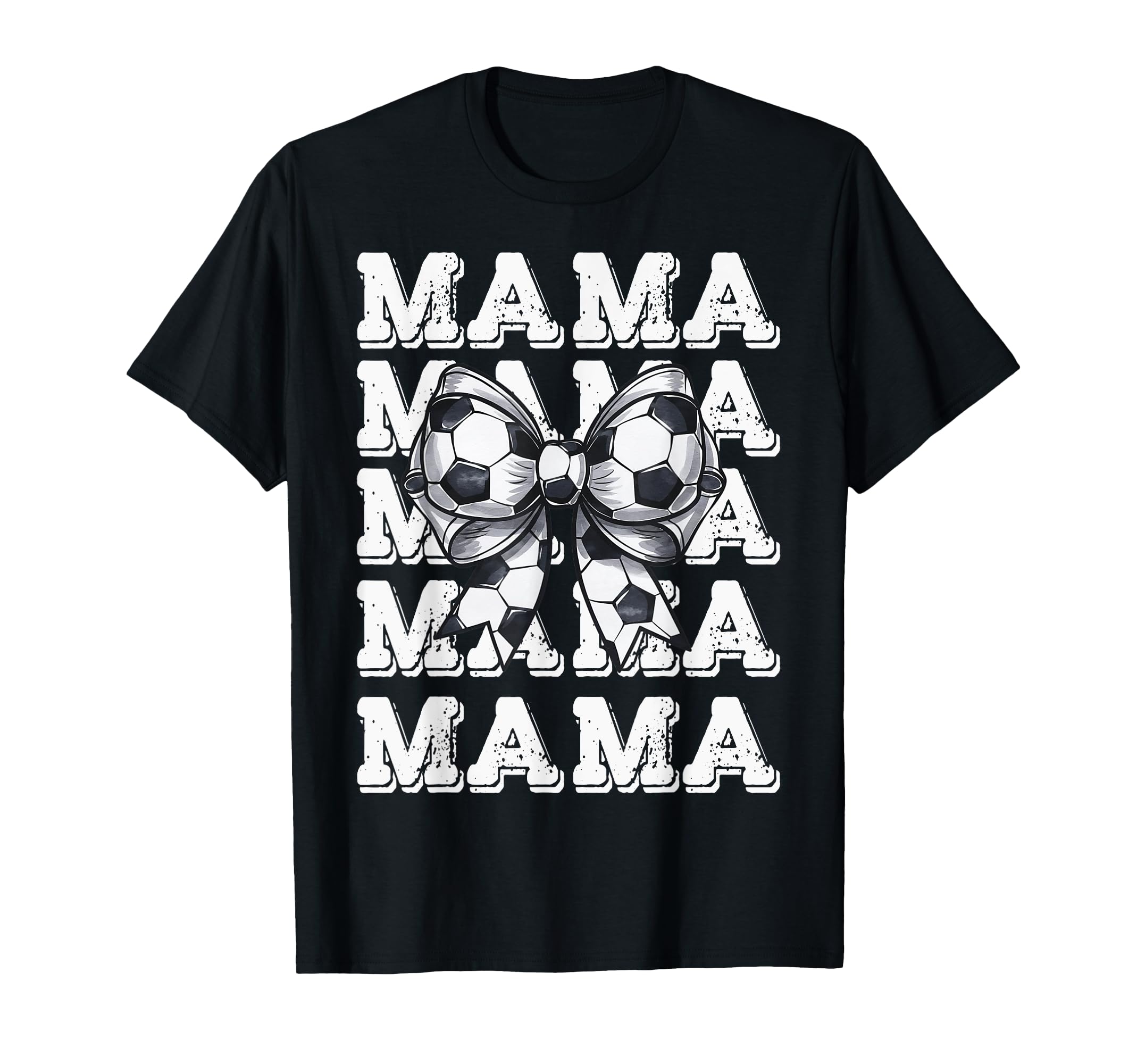 Coquette Soccer Mama Matching Family Bow T-Shirt - Graphic Print for Adults - T-Shirt, Sweatshirt, Hoodie