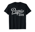 Mens Papa Est 2019 New Papa Gift T-Shirt - Trendy Graphic Unisex - T-Shirt, Sweatshirt, Hoodie